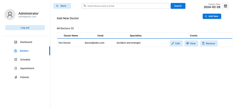 Hospital Management System Project in Software Development - GeeksforGeeks