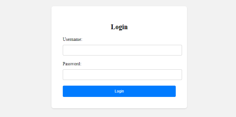 Login Page