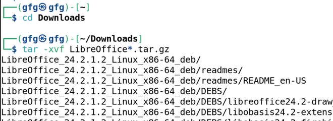 How to install LibreOffice in Kali Linux? - GeeksforGeeks