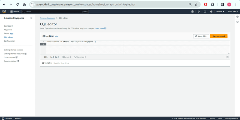 Aws Keyspaces Example What Is AWS Keyspaces? How To Setup AWS Keyspaces - GeeksforGeeks