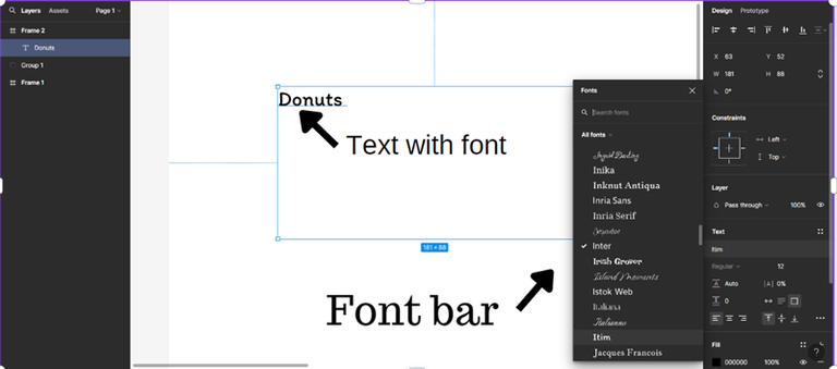Typography(Texts and fonts) in Figma - GeeksforGeeks