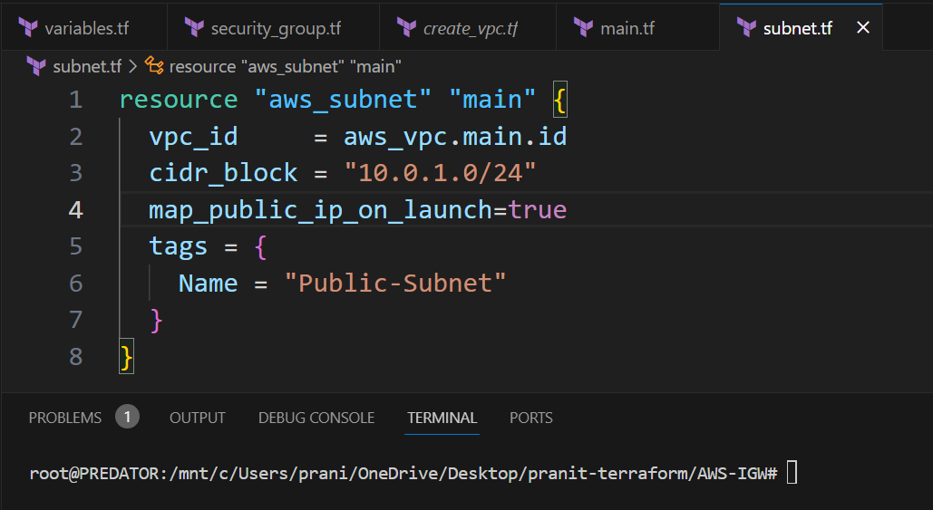 public subnet