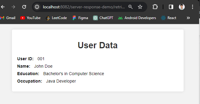 Response Page