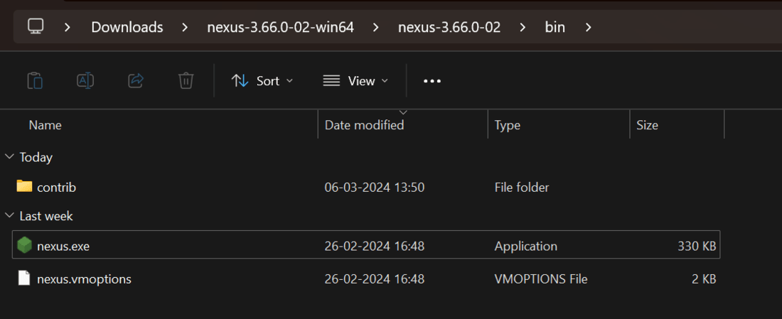 finding nexus.exe file path