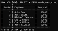 Which is Faster Simple Query or VIEW in SQL? - GeeksforGeeks