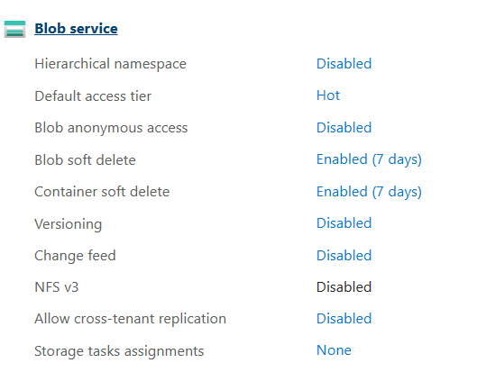 Blob Storage Service