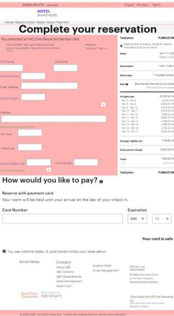 Payments Page