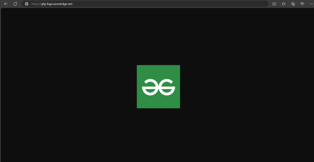 successful deployment of image