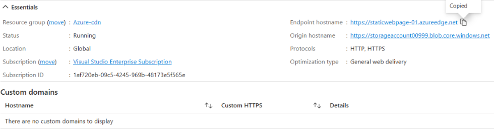 Custom Domains & Essentials