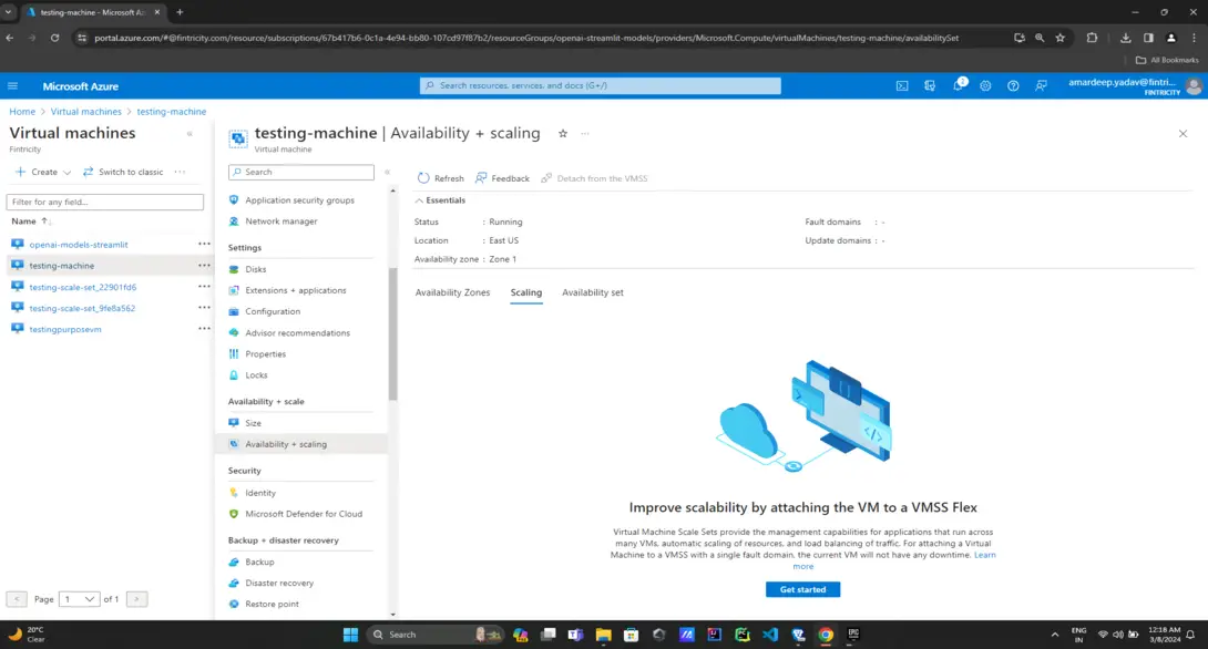 avalibility + scaling 