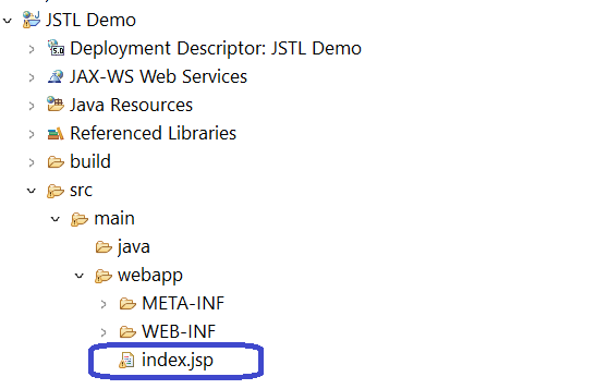 JSP File Folder Structure