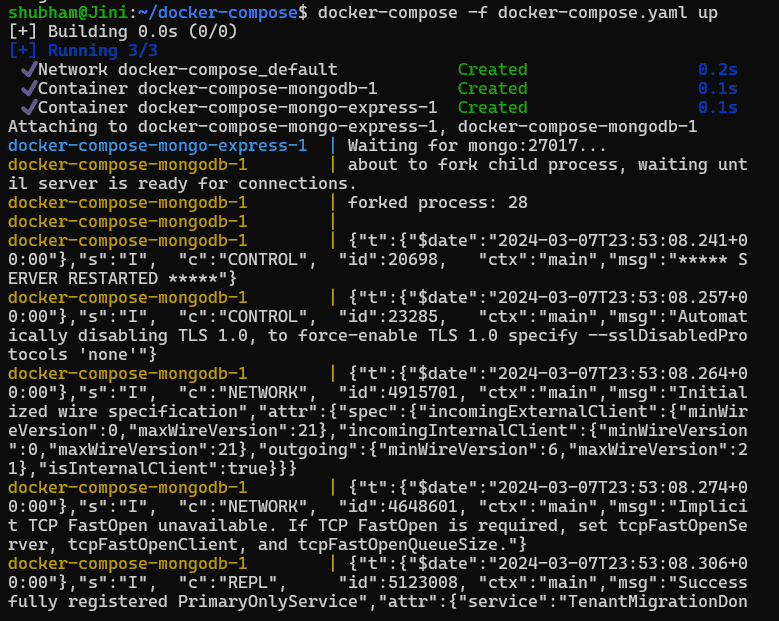 Container With Compose File