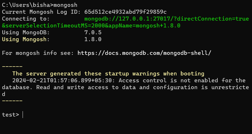 How To Use the MongoDB Shell - GeeksforGeeks