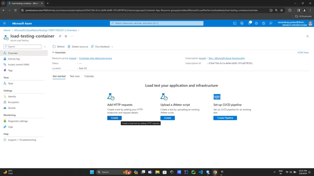 High-Scale Load Testing With Azure - GeeksforGeeks