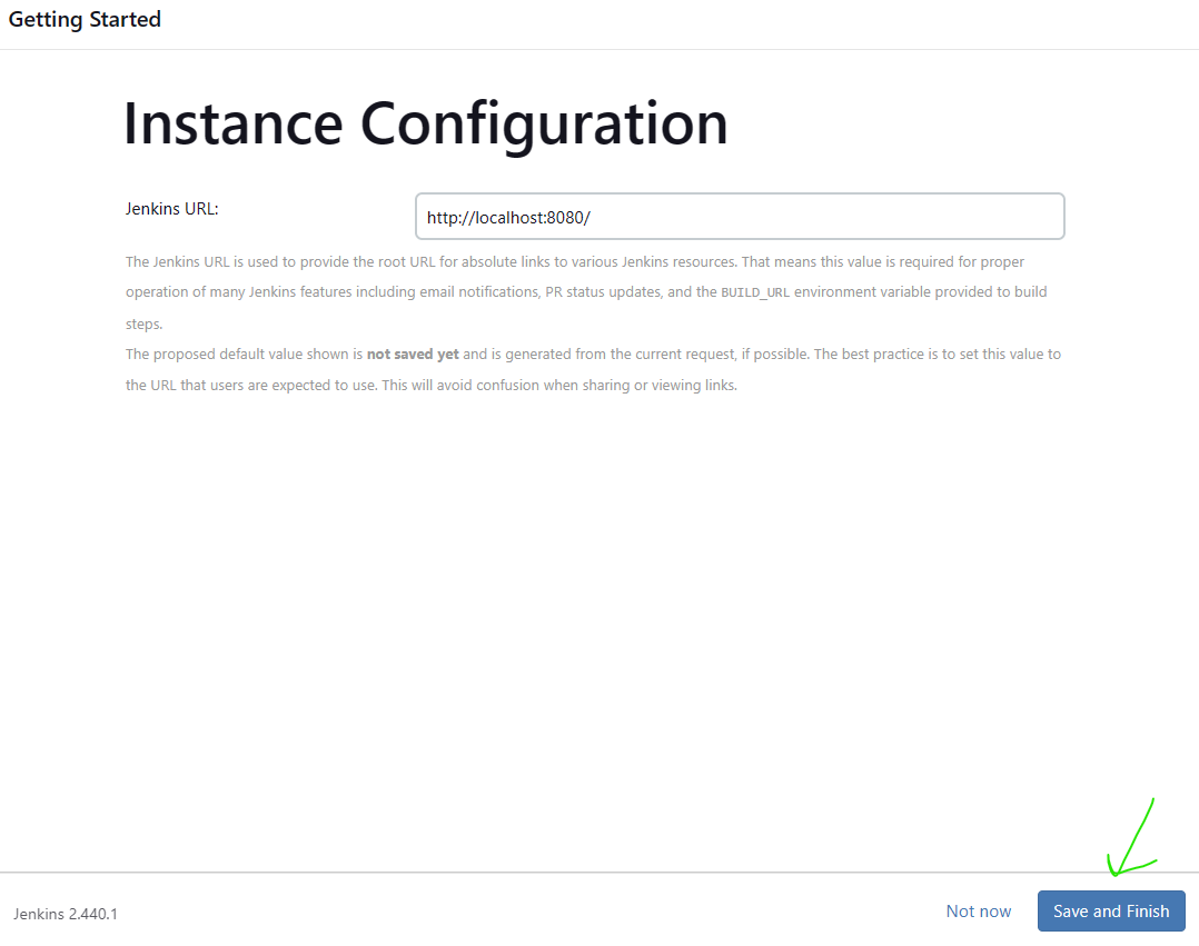 Instance Configuration