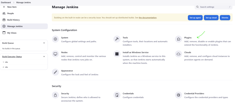 Manage Jenkins