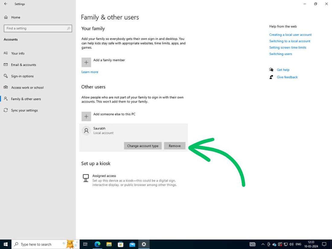 How to Manage User Accounts in Windows 10? - GeeksforGeeks