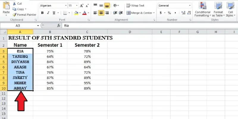 Excel: Formatting Cells - GeeksforGeeks