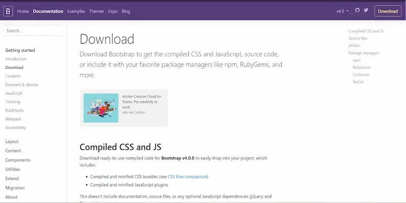 Bootstrap -Best Tailwind Alternatives