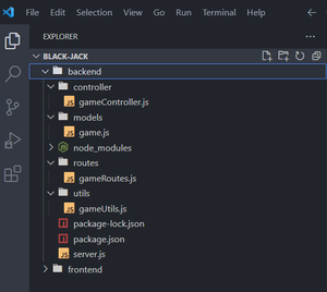 Blackjack Game using MEAN Stack - GeeksforGeeks
