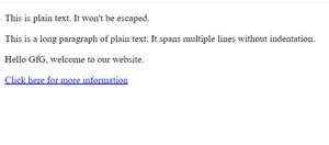 Plain Text in Pug View Engine - GeeksforGeeks