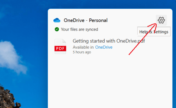 Select-One-Drive-Settings