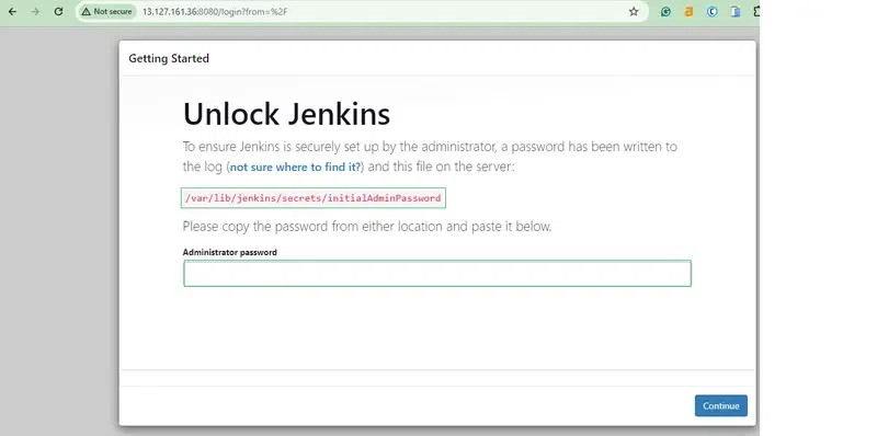 Accessing-Jenkins-server