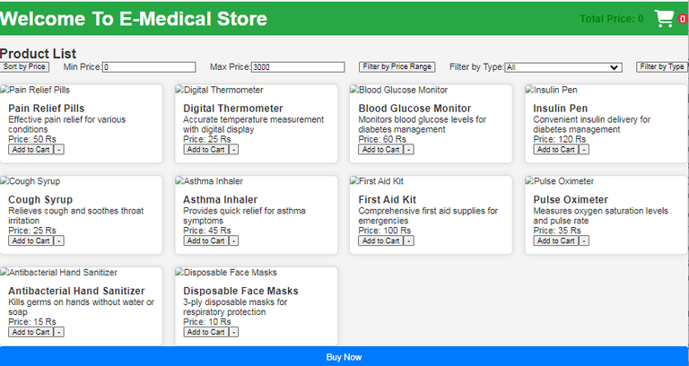 E-Medical Store using Next JS - GeeksforGeeks