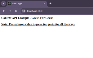 Different ways to access props inside a Component in React - GeeksforGeeks
