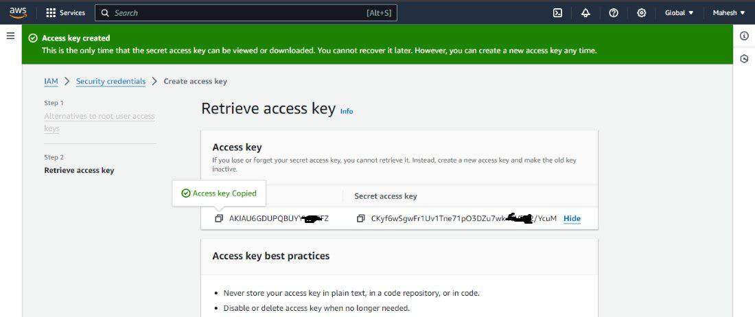 Access Key