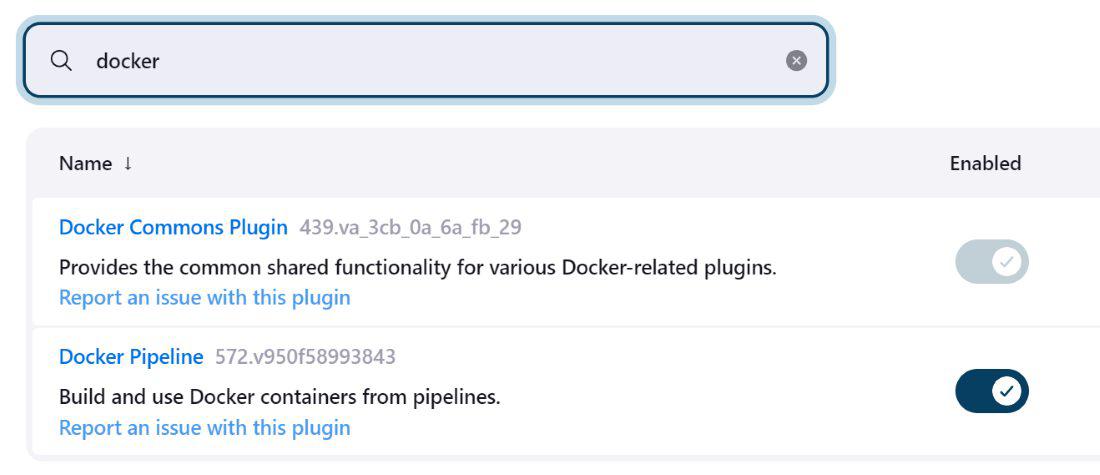 Docker Plugin