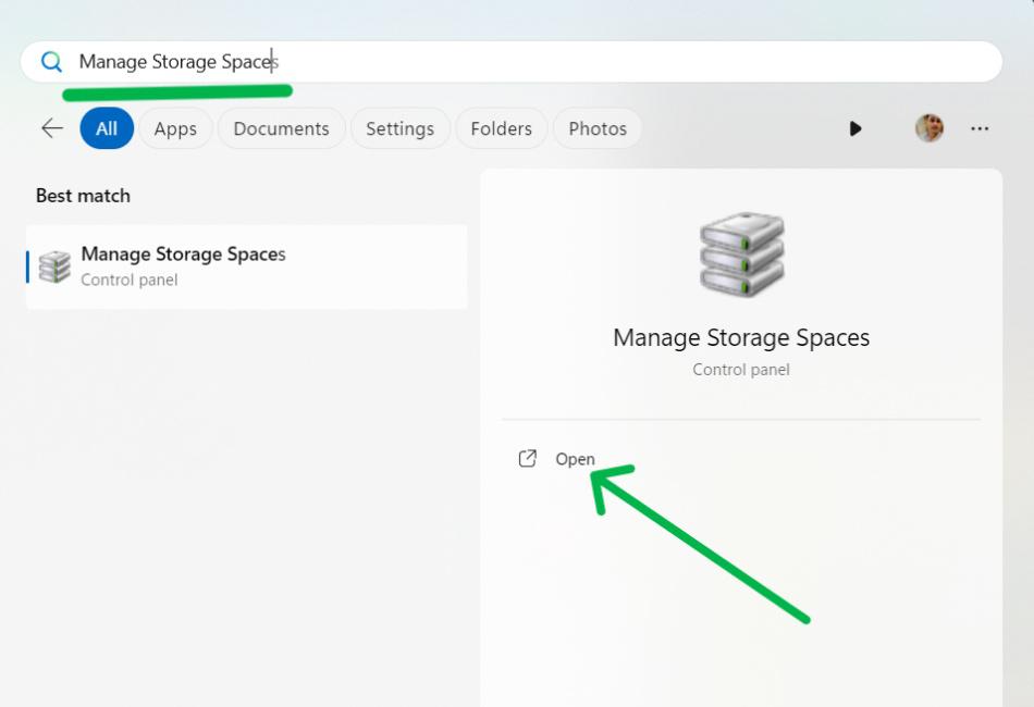  Use Storage Spaces in Windows 11/10