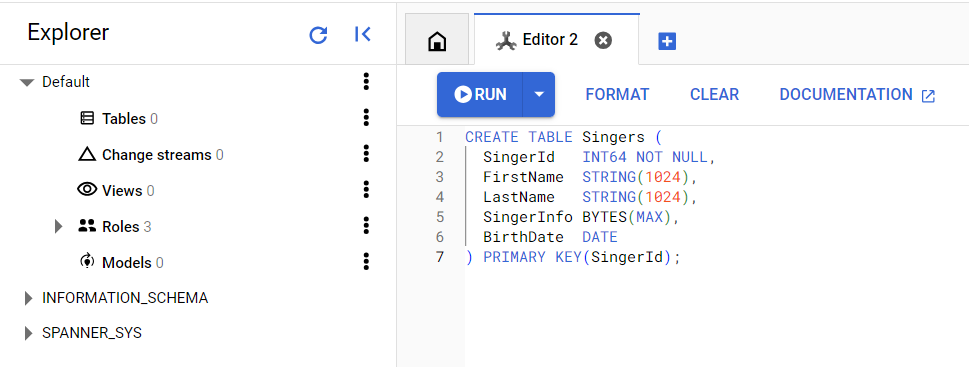 SQL Editor