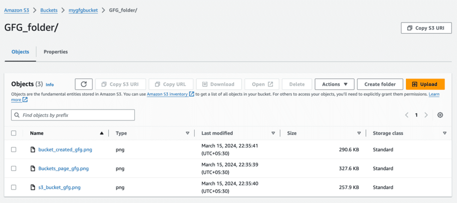 files added to S3 bucket