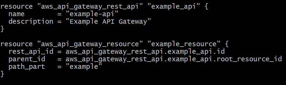 Providing API Gateway Resource