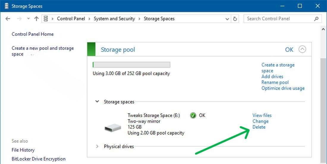 Use Storage Spaces in Windows 11/10