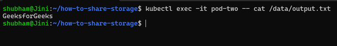 How To Share Storage Between Kubernetes Pods ? - GeeksforGeeks