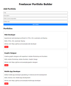 Freelancer Portfolio Builder Application using MERN Stack - GeeksforGeeks