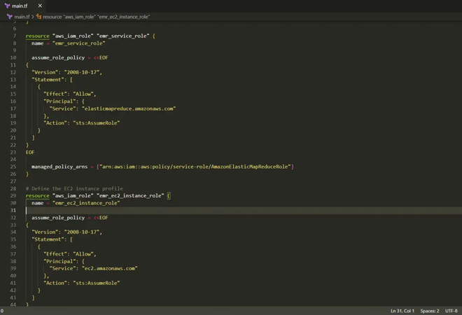 How To Create EMR Cluster In AWS Using Terraform ? - GeeksforGeeks