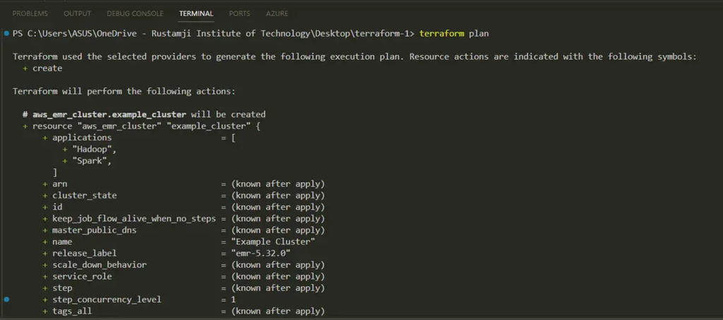 How To Create EMR Cluster In AWS Using Terraform ? - GeeksforGeeks