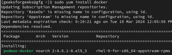 Installing Docker in Rhel/CentOS