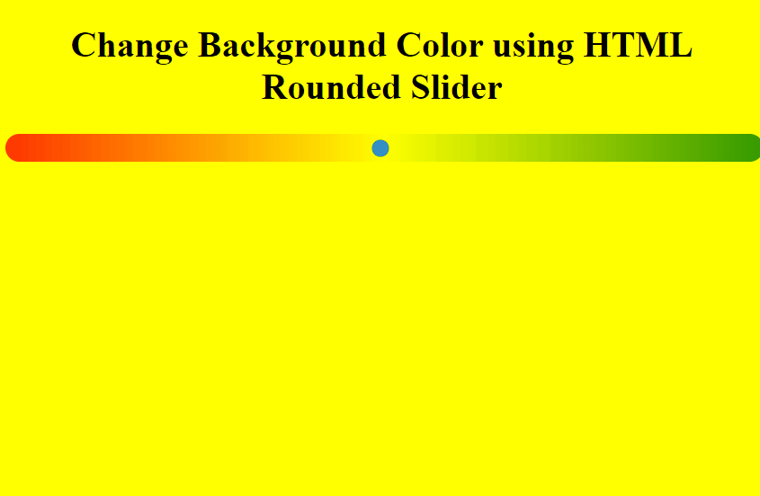 How to Change Background Color with Color Range Slider in HTML ...