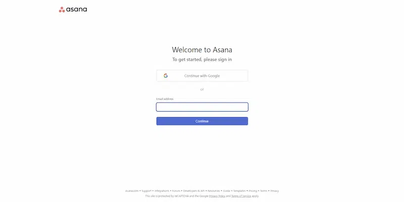 Asana SignUp