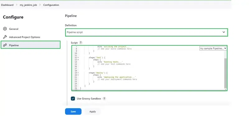 19-Configuring-The-pipeline-of-job