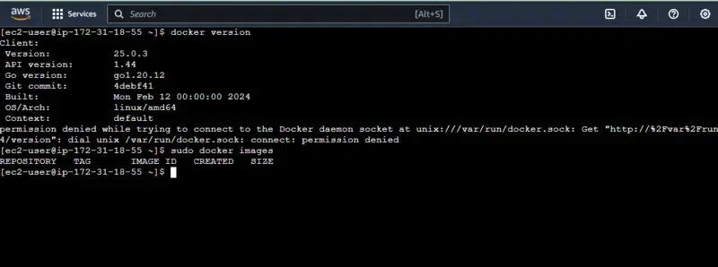 Verifying-the-Docker-Version-