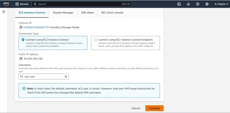 EC2-Console