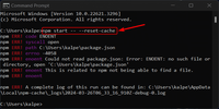 npm cache clean - GeeksforGeeks