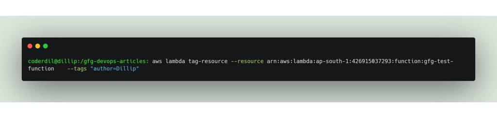 AWS Lambda Functions With AWS CLI - GeeksforGeeks
