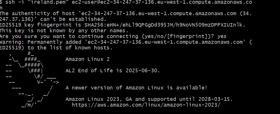 SSH to EC2 