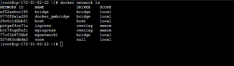 Listing-docker-networks